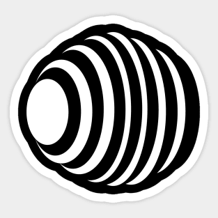 Zebra Sphere Sticker